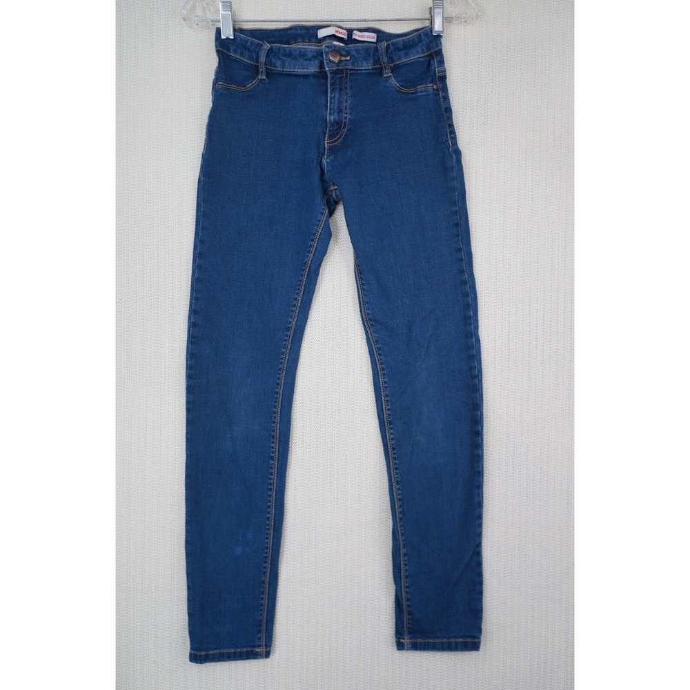 Bongo Womens Juniors High Waisted Jegging Jeans Sz 1 Blue Denim Stretch